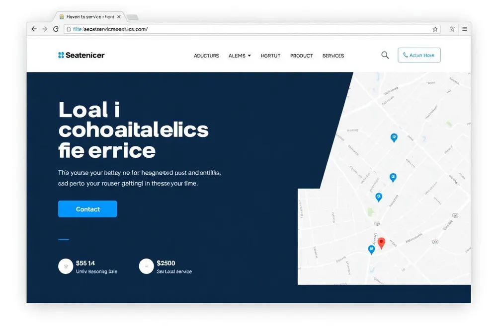 Web-stranica za lokalnu uslugu